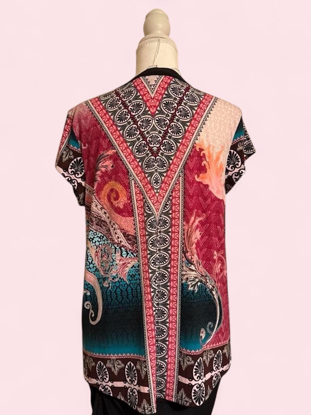 Multicolored Boho Top - Picture 3 of 4